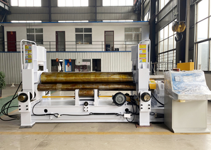 How does a plate rolling machine work