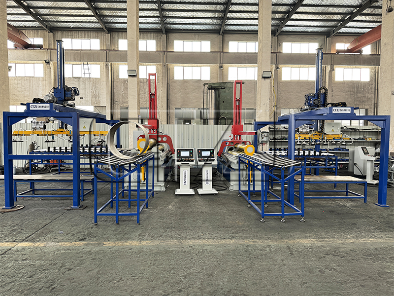 Automatic 4-roller plate rolling machine production line